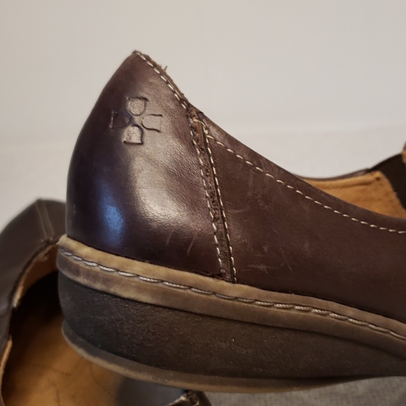 Naturalizer N5 Comfort Brown Leather Malvina Slip On Loafer Grandma shoes Sz 7N - Picture 3 of 10